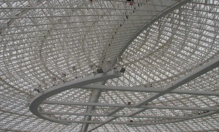 龙井收费站网架厂家